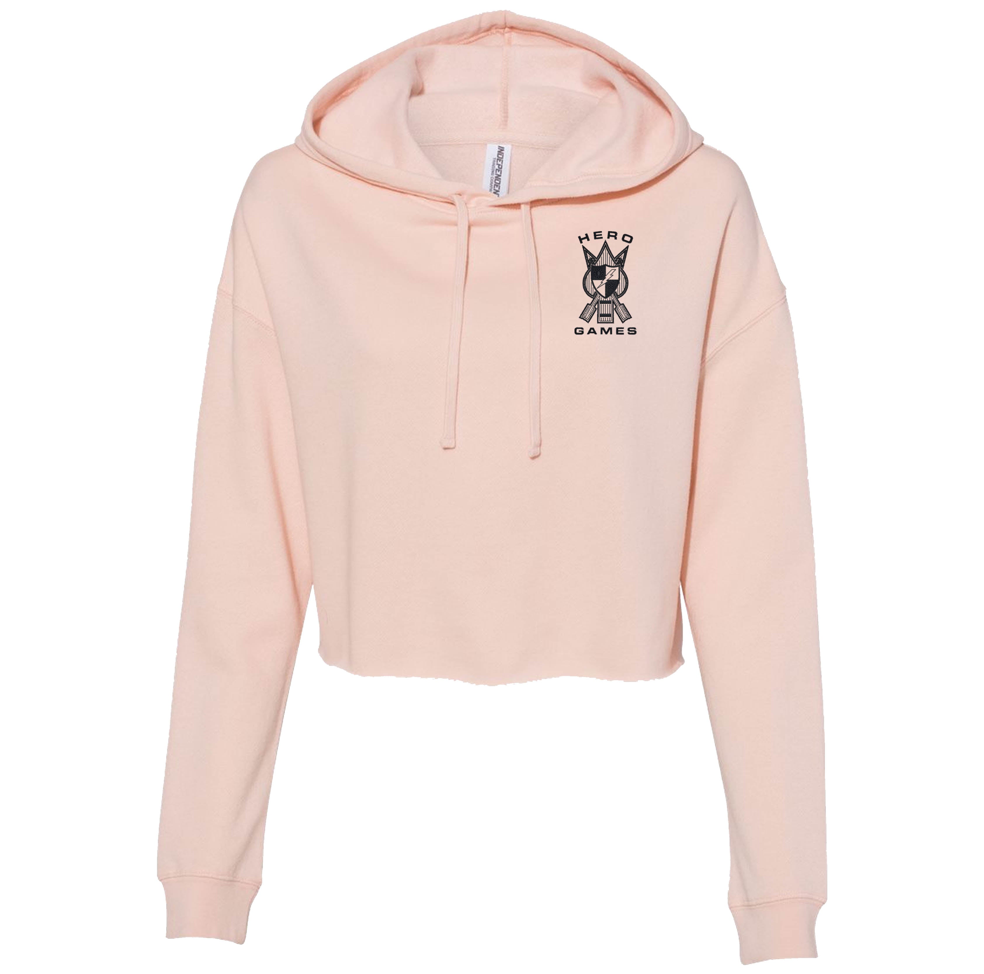 Hero Games OG Embroidered Crop Hoodie – Hero Games Charity